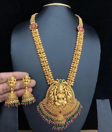 Silver South Indian Necklace