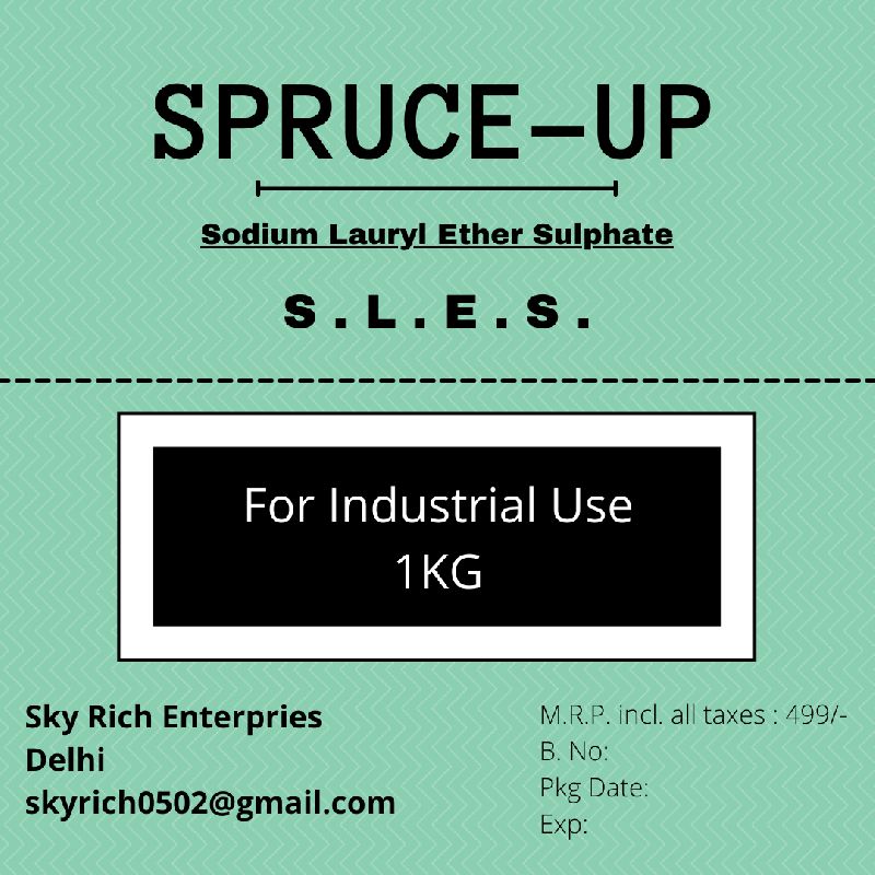 SPRUCE-UP SLES Sodium Lauryl Ether Sulphate