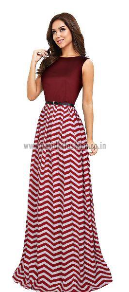G63 Zig Zag Red Gown