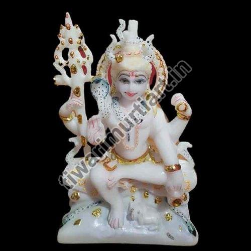 2.5 Feet Marble Shiva Statue