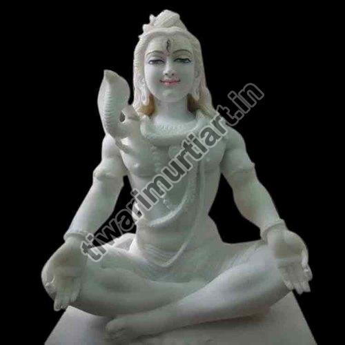 27 Inch Marble Shiva Statue