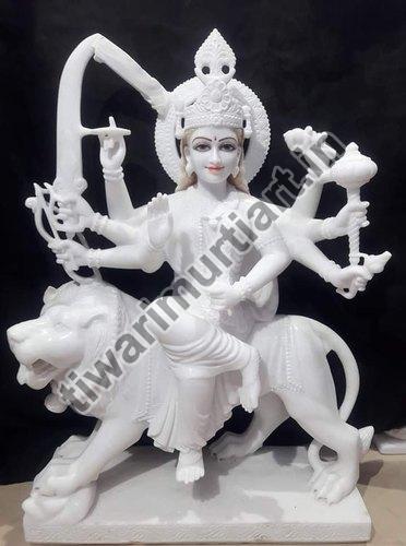 Marble Durga Mata Statue