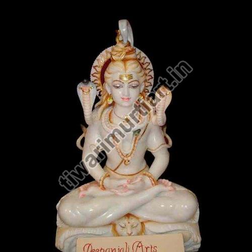 5 Feet Marble Shiva Statue