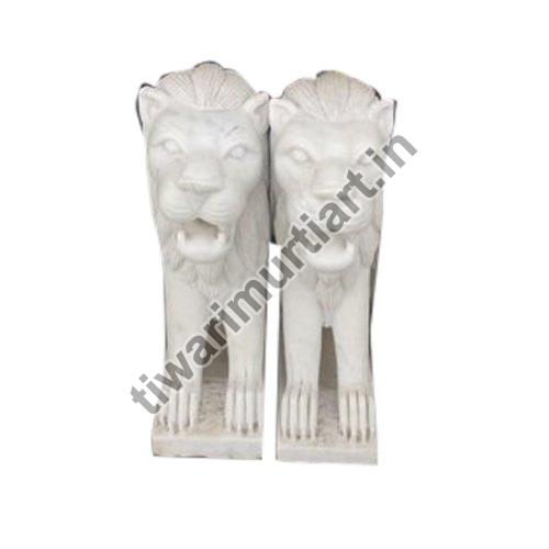 Marble Lion Statue