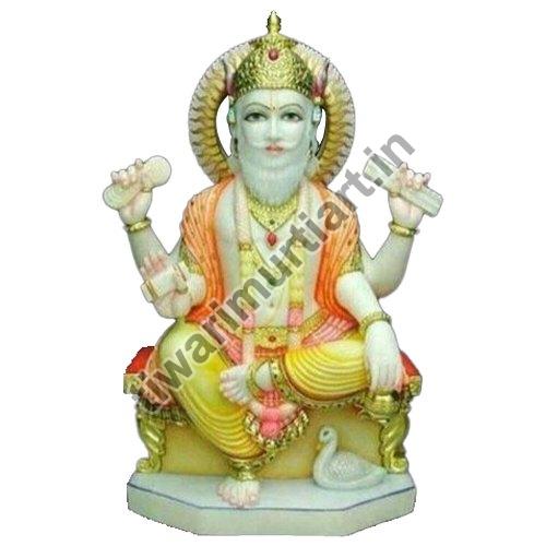 Marble Vishwakarma Statue