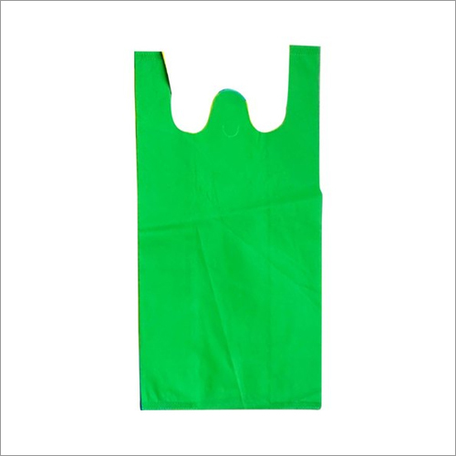 W Cut Non Woven Green Bags