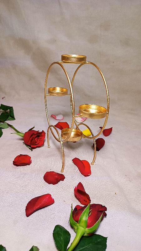 iron tea light candle holders stand for table