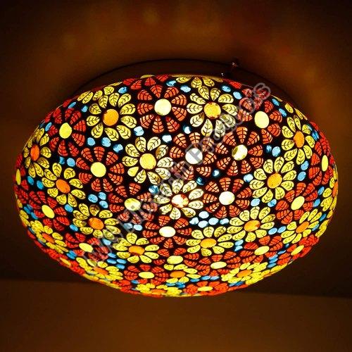 Handmade Mosaic Ceiling Lamp