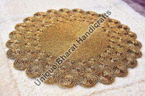 13X13 Inch Glass Beaded Table Mats
