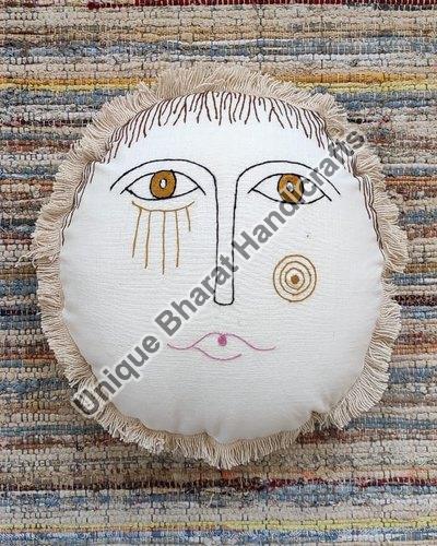 16 Inch Round Cotton Pillow Covers