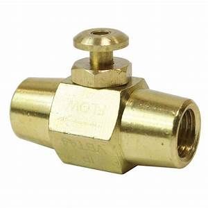 Brass Button Valve