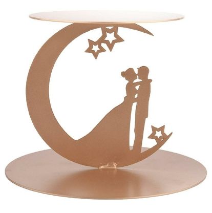 Metal Couple Cake Spacer