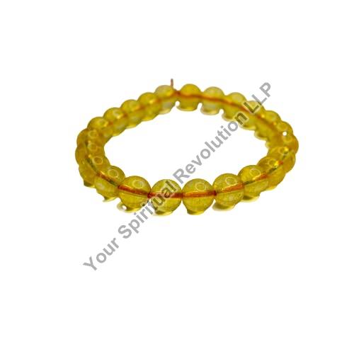 Natural Yellow Citrine Gemstone Bracelet