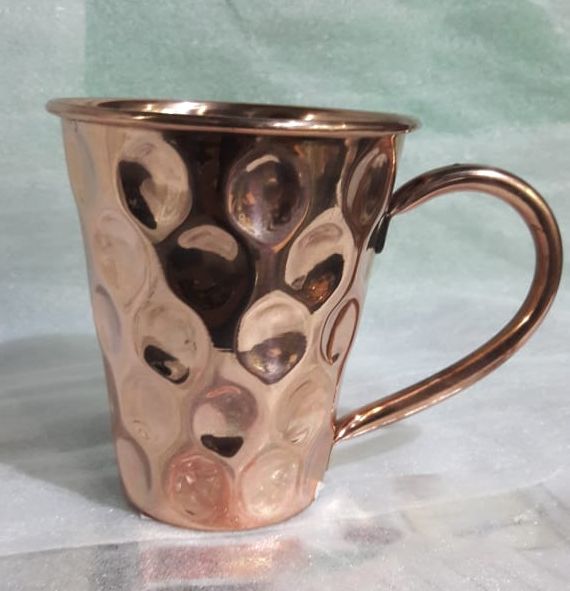 Sahi Hai Diamond Cut Copper Shot Glass Mug