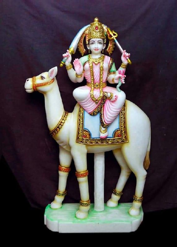 Marble Dasha Mata Statue