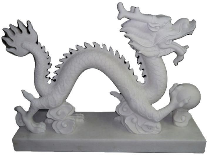Marble Dragon Statue