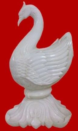 Marble Duck Statue