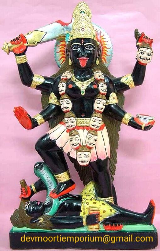 Marble Mahakali Statue