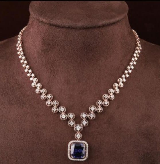 Ladies Designer Diamond Necklace