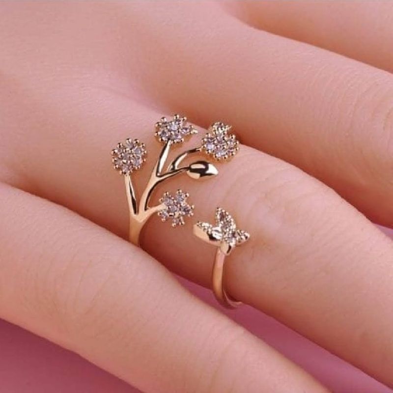 Party Wear Real Diamond Ring