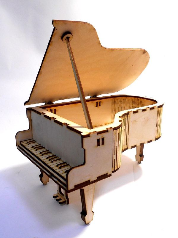 Laser Cut Wooden Toy Piano