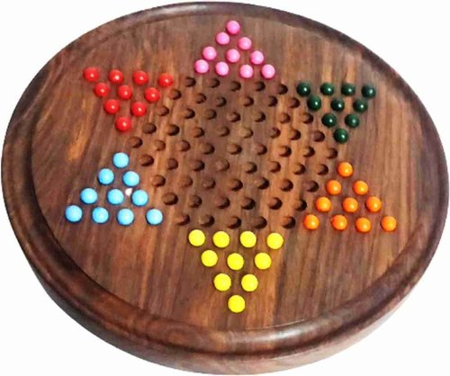 Wooden Solitaire Board Game