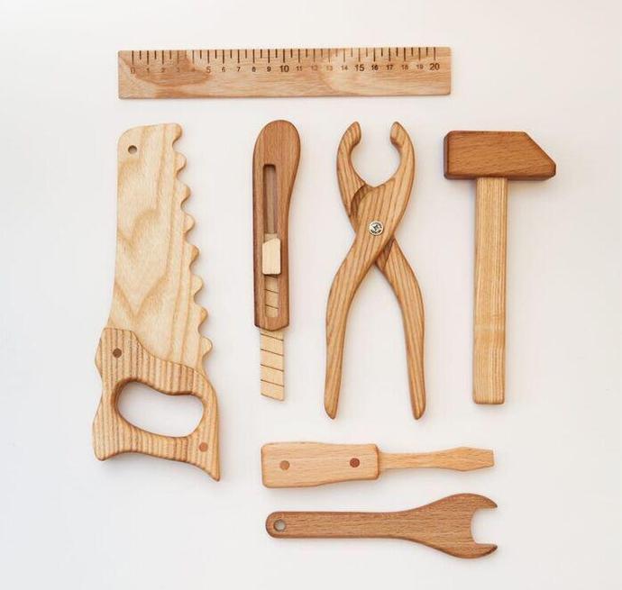 Wooden Tool Set Toy