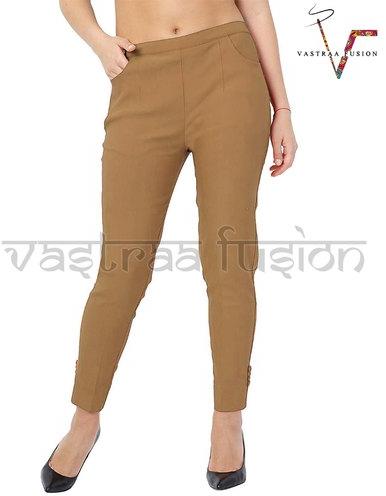 Brown Ladies Lycra Pant Manufacturer Supplier from Delhi India