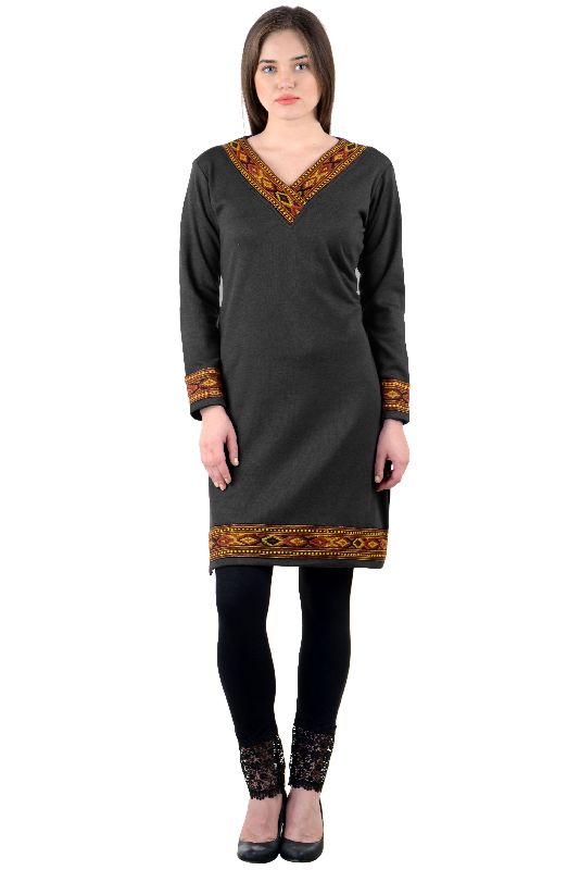 Enhance Your Look With Fashionable Woolen Kurtis