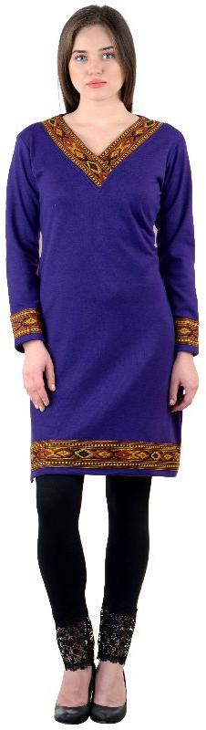 Machine Made Ladies Printed Woolen Kurti, Occasion : Casual Wear, Color :  Beige at Rs 840 / Piece in Kolkata