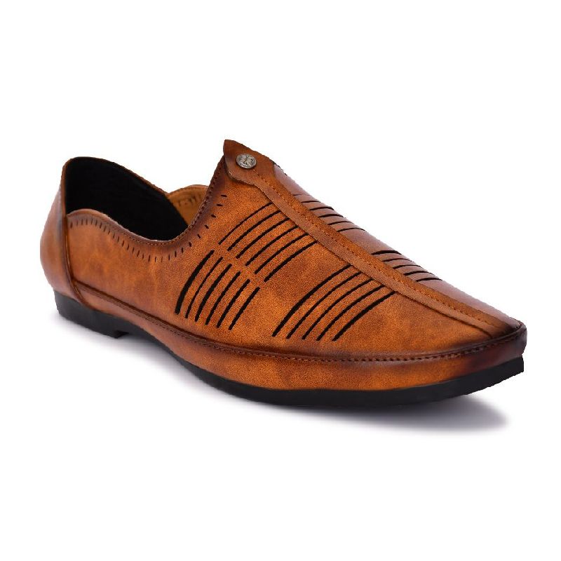 Men\'s Tan Nagra Loafer Shoes