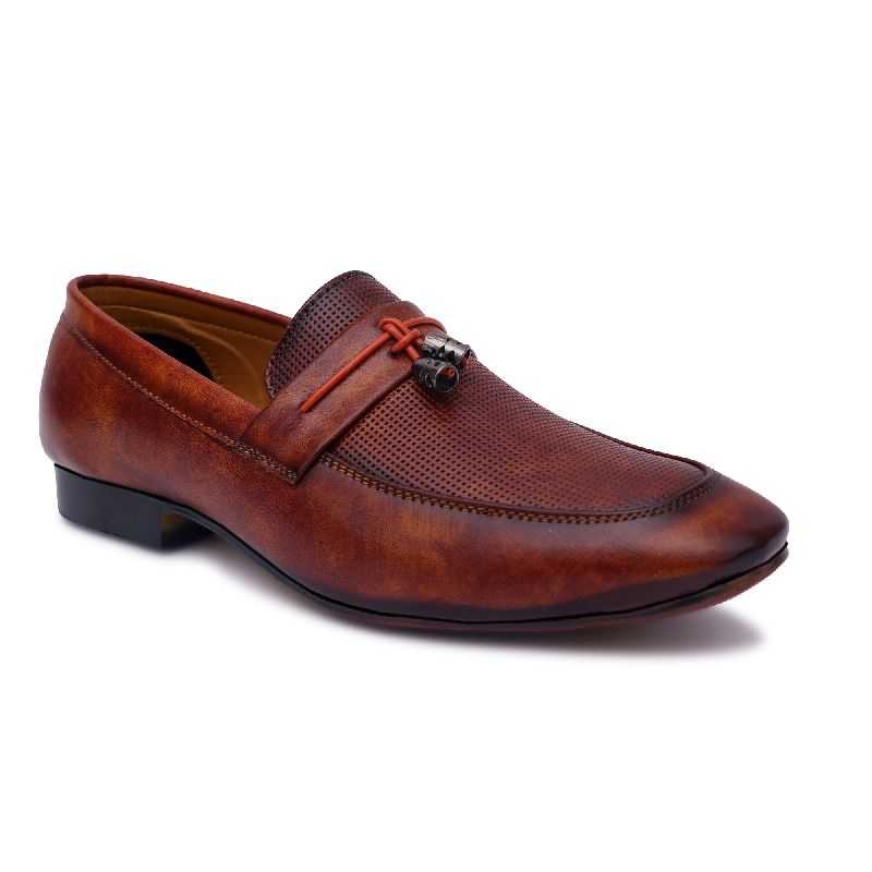Men\'s Tan Jimmy Loafer Shoes