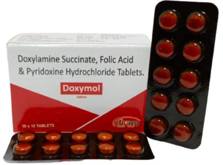 Doxylamine Succinate, Folic Acid & Pyridoxine Hydrochloride Tablets