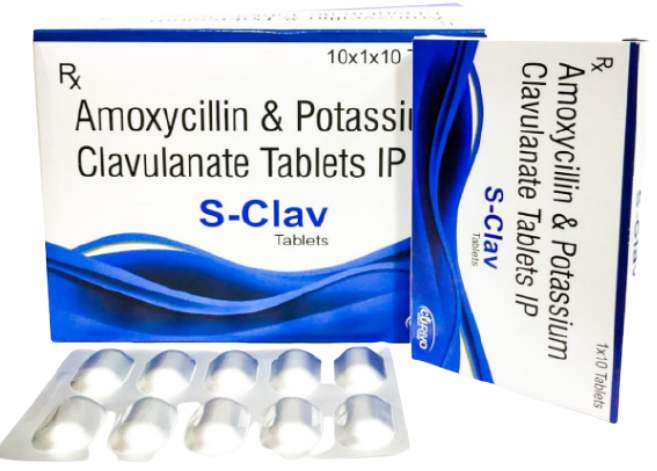 Amoxycillin & Potassium, Clavulanate Tablets