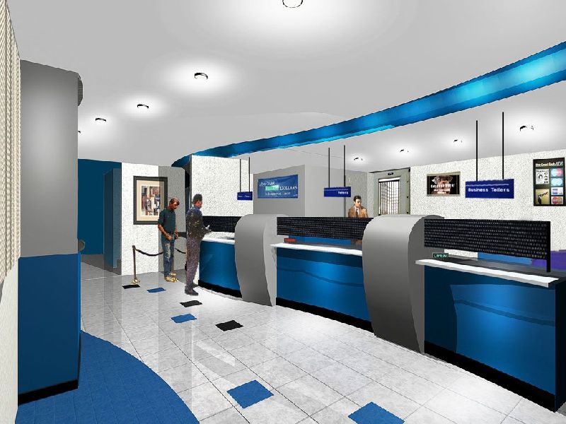 Bank Interior Designing Service