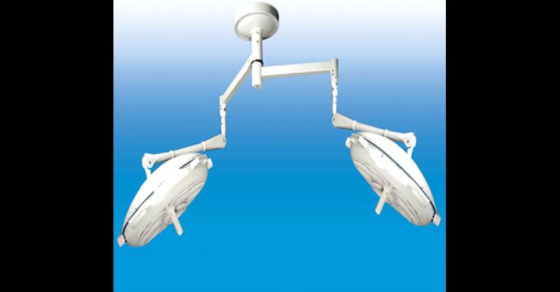 Double Dome 5 Lamp Ceiling Mounted Operation Theatre Lights