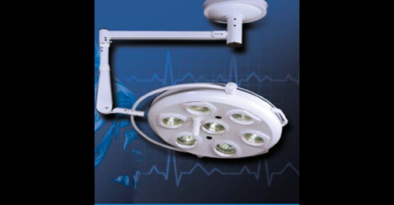 Single Dome Ceiling Mounted 7 Lamp Operation Theatre Lights