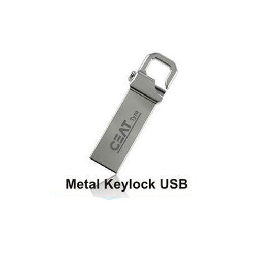 Metal Key Lock Pen Drive