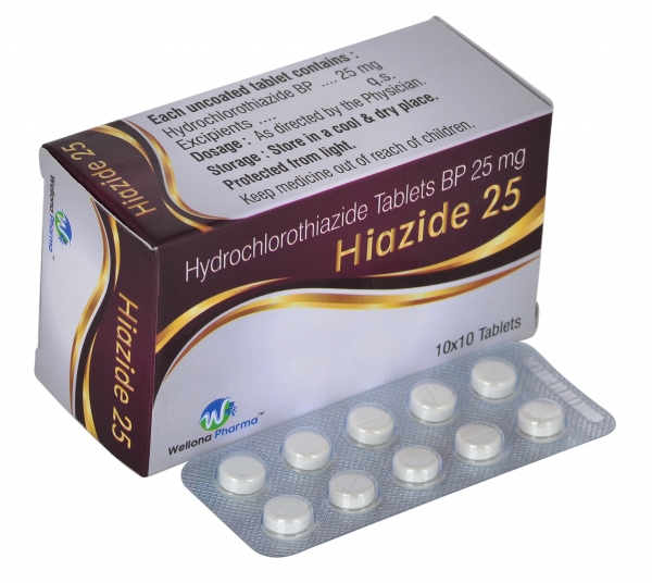 Hiazide 25mg Tablets