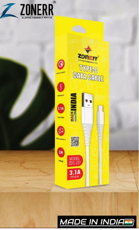 Zonerr Type C Data Cable