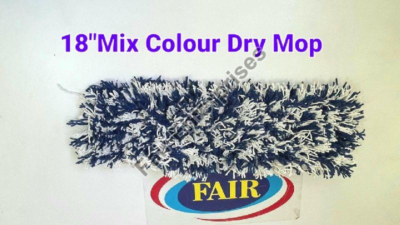 18\'\' Mix Colour Dry Mop