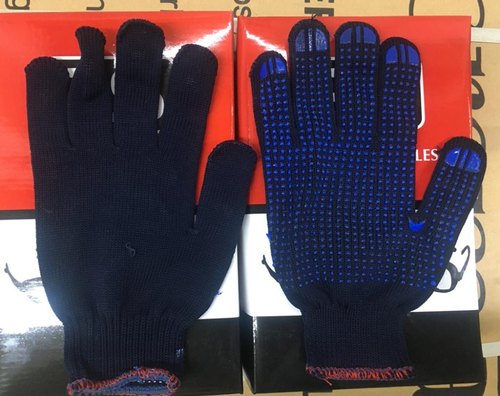 Nylon Dotted Safety Gloves