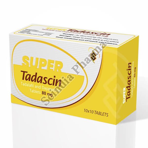 Super Tadascin 80mg Tablets