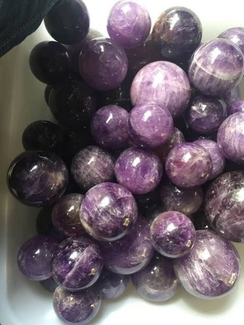 Amethyst Spheres