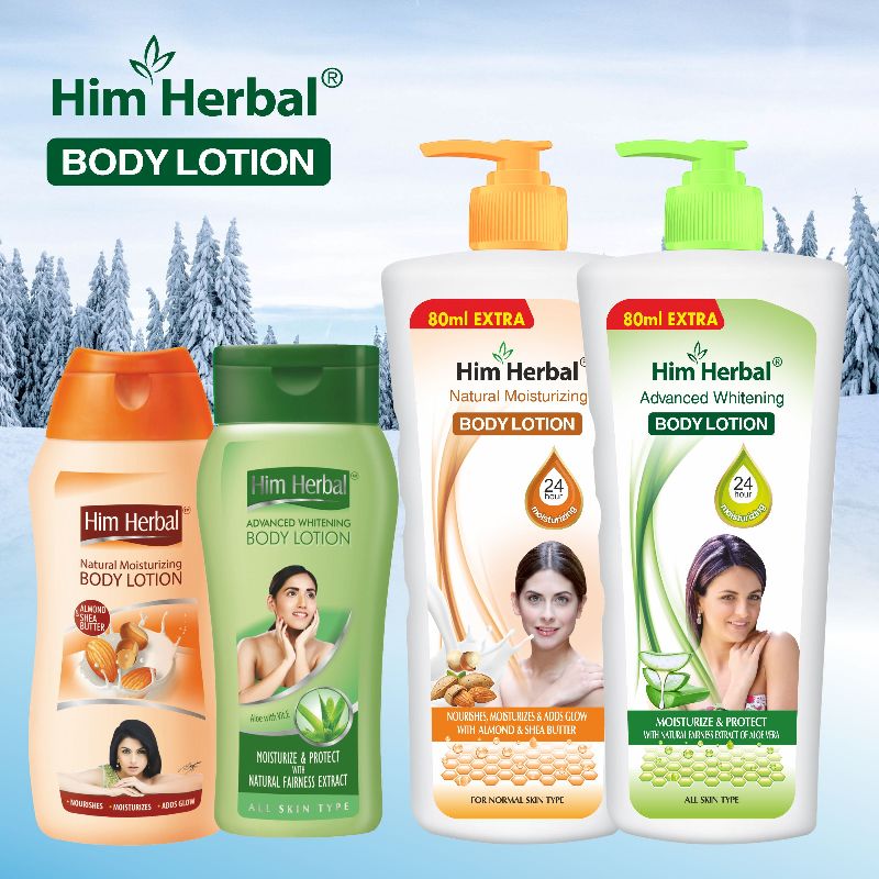 HIM HERBAL BODY LOTION - ALOE VERA & SHEA BUTTER FLAVOURS