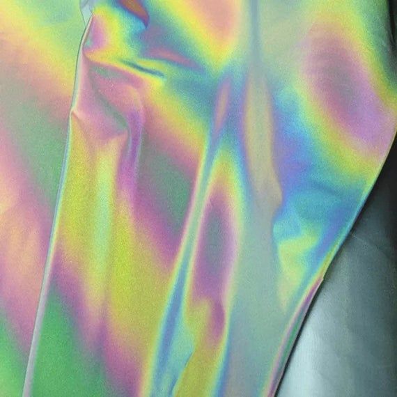 Rainbow Reflective Fabric