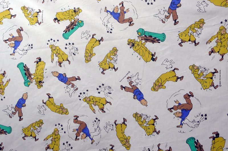 Tintin Printed Fabric