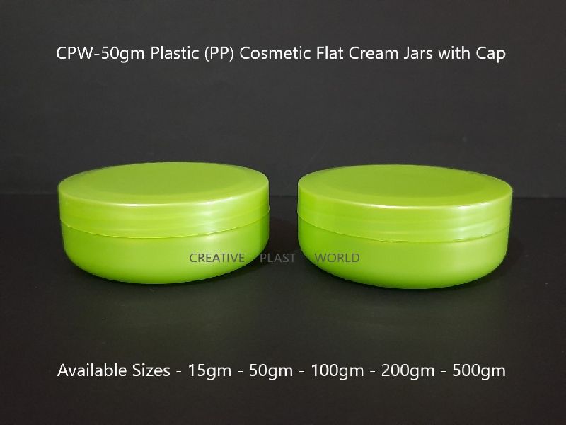 50gm Plastic Cosmetic Cream Jar