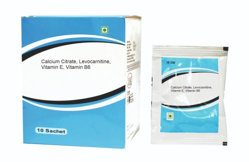 Calcium Citrate Levocarnitine Vitamin E Vitamin B6 Sachet