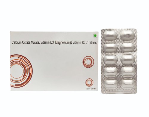Calcium Citrate Malate Vitamin D3 Magnesium and Vitamin K2 Tablets
